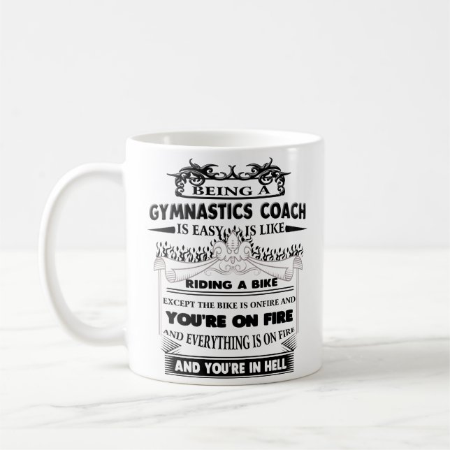 Gymnastik-Trainer-Tassen-Kaffee-Geschenke für Kaffeetasse (Links)