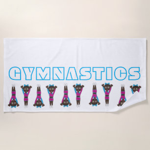 Gymnastik Tumbling Acrobat Gymnast Gym Coach Acro Strandtuch