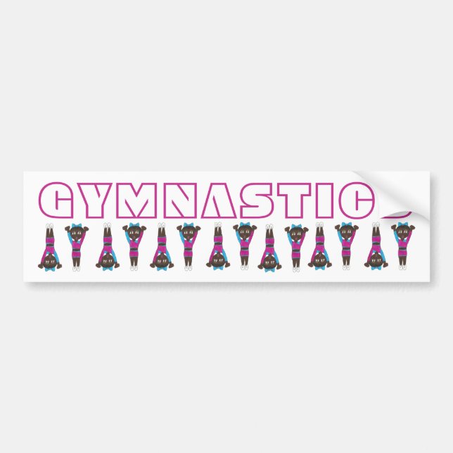 Gymnastik Tumbling Gymnast Gym Mama Coach Acrobat Autoaufkleber (Vorne)