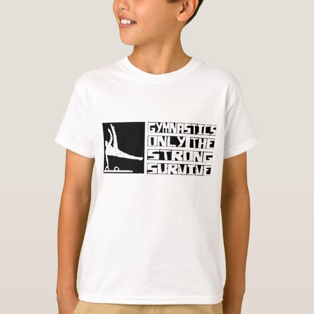 Gymnastik überleben T-Shirt (Vorderseite)