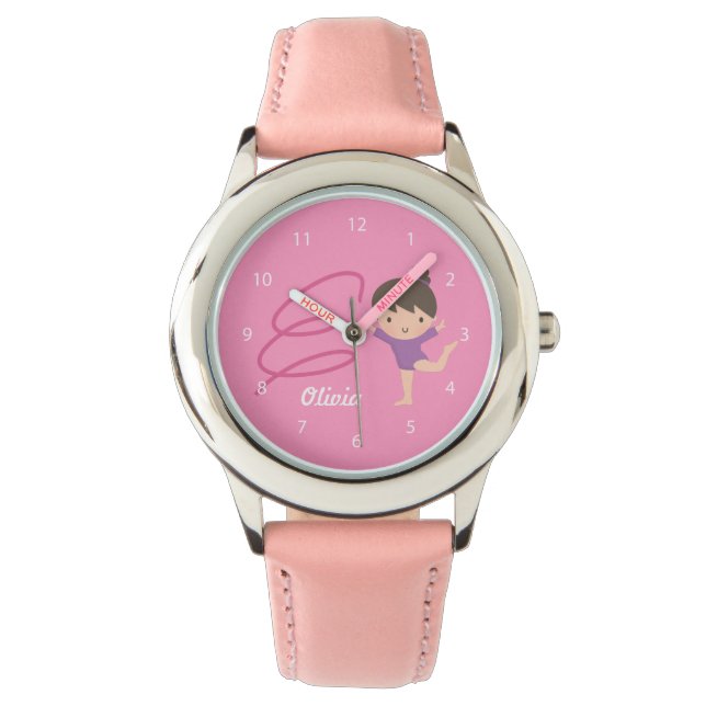 Gymnastik und niedliches Gymnastik Armbanduhr (Vorderseite)