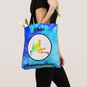 Gymnastik Uneven Bars Aquarelltasche
