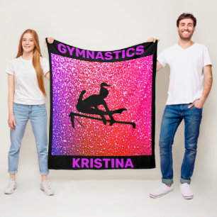 Gymnastik Uneven Bars Fleece Blankon