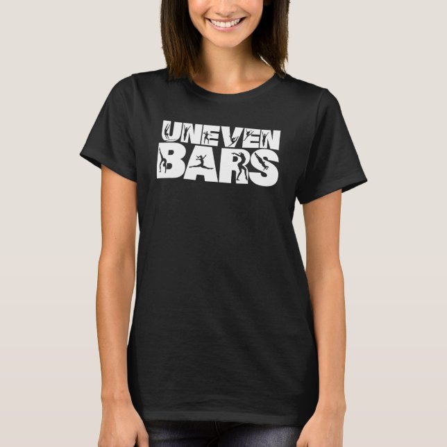Gymnastik Uneven Bars Perfect Score 10 Lieben Gym T-Shirt (Vorderseite)