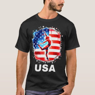 Gymnastik United Staaten Team Bekleidung American T-Shirt