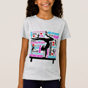 Gymnastik-Untergrundbahn-Kunst-Entwurf T-Shirt