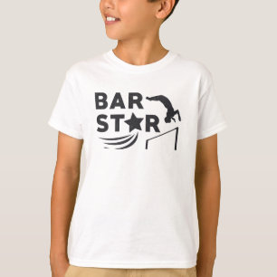 Gymnastik Unven Bar Star Acrobat Beam Gymnast T-Shirt