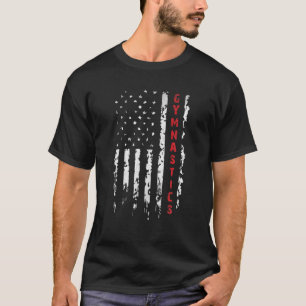 Gymnastik USA Flag 4th July Gymnast P T-Shirt
