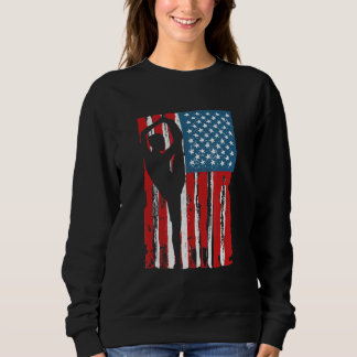 Gymnastik Usa Flag Gymnast Mama Vater Parent Us Gy Sweatshirt
