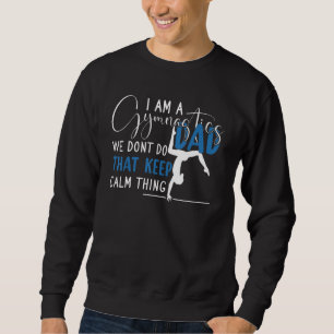 Gymnastik Vater Gymnast Cheer Sweatshirt
