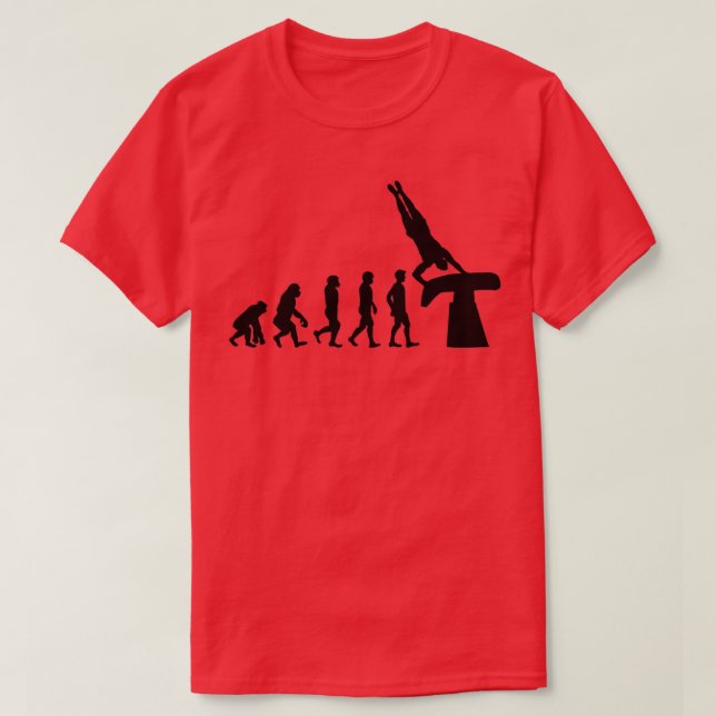 Gymnastik Vault Gymnast Evolution T-Shirt (Design vorne)