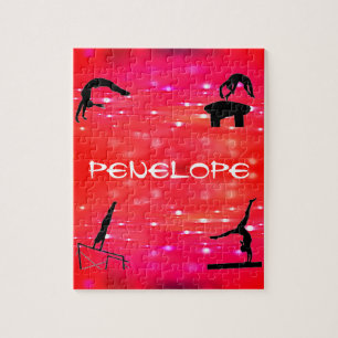 Gymnastik Veranstaltungen Personalisiert Girl Puzz Puzzle