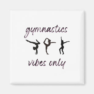 Gymnastik Vibes nur Tumbling Tanz Athlete Magnet