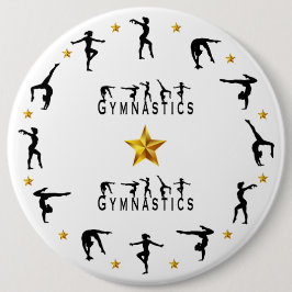 Gymnastik, Weiblichkeit, Goldstars Button