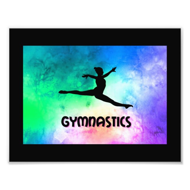 Gymnastik - Weichzeichnen Fotodruck (Vorne)