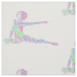 Gymnastik Word Art Version 2 Stoff