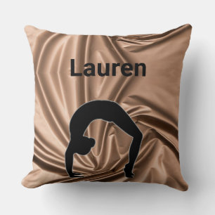 Gymnastik Xcel Bronze Girls personalisieren Jahr/N Kissen