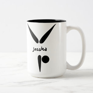 Gymnastik Zweifarbige Tasse