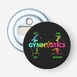 Gymnastikbären für Frauen Beam Vault Floor Flaschenöffner