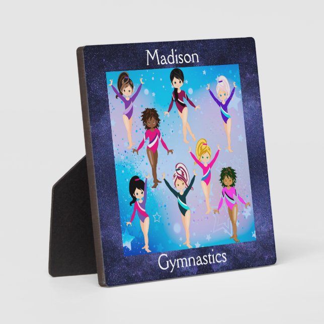 Gymnastikfreunde: Diese Gymnastik sieht aus wie wi Fotoplatte (Vorderseite)