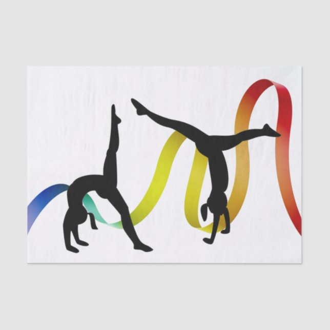 Gymnastikgewebe Seidenpapier (Vorderseite)