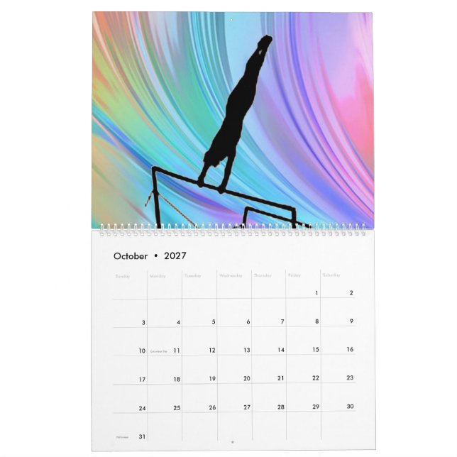 Gymnastikkalender Kalender (Okt 2027)