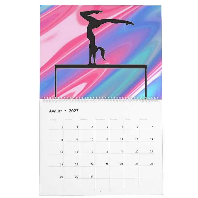 Gymnastikkalender Kalender (Aug 2027)