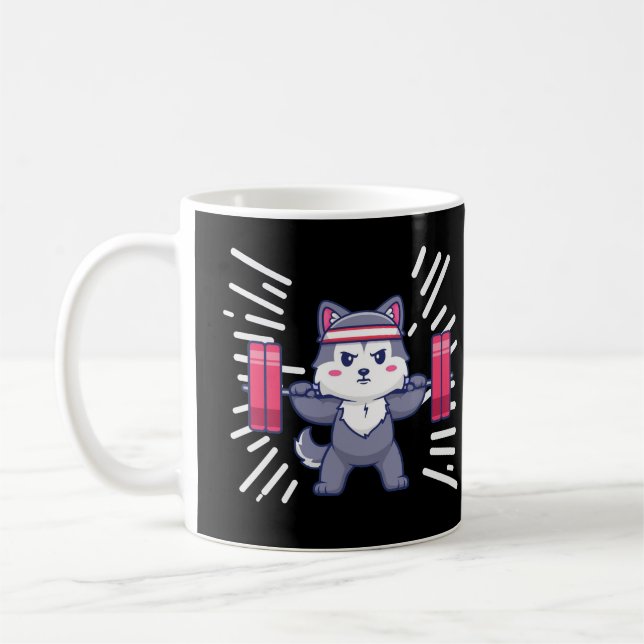 Gymnastikkatze Kaffeetasse (Links)