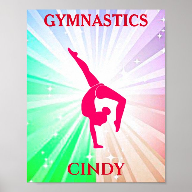 Gymnastikleuchten Poster (Vorne)