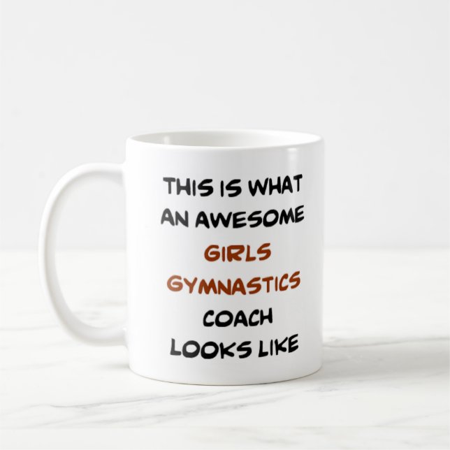 Gymnastikmädchen, phantastisch kaffeetasse (Links)