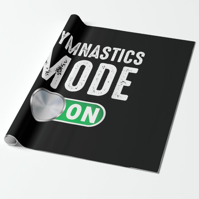 Gymnastikmodus Cool Gymnastiktrainer Geschenkpapier (Ungerollt)