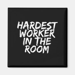 Gymnastikmotivation der schwersten Arbeiter im Rau Magnet