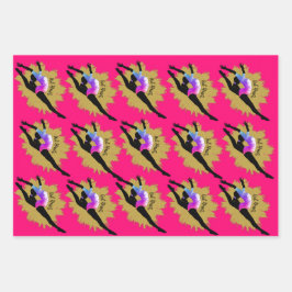 Gymnastikpapier Geschenkpapier Set