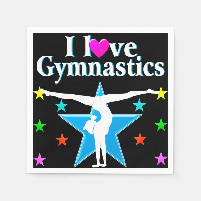GYMNASTIKPRINZIP SERVIETTE (Vorderseite)