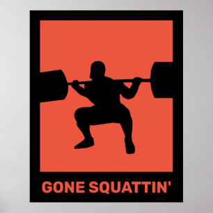 Gymnastiksaal für gehobene Fitness Poster