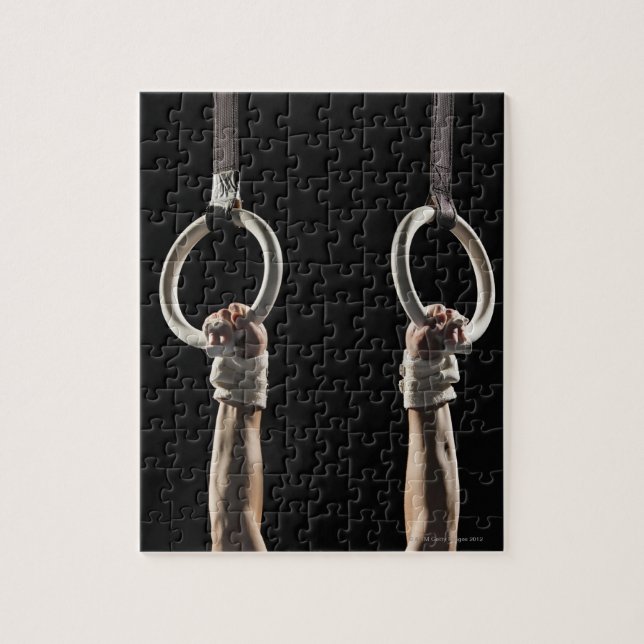 Gymnastikschwingen aus Ringen 2 Puzzle (Vertikal)