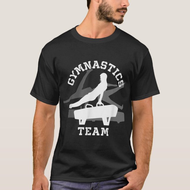 Gymnastikteam Mens Gymnast American Artistic Gym T-Shirt (Vorderseite)