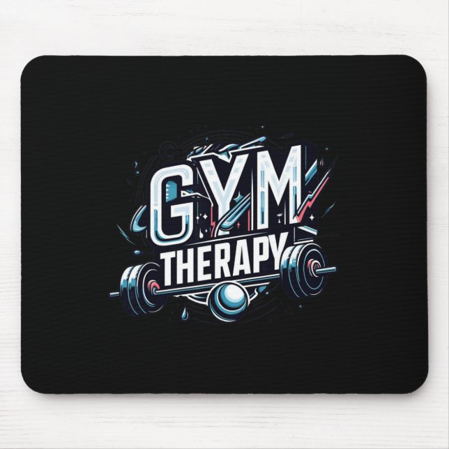 Gymnastiktherapie - Bodybuilding Fitness Lifter Mousepad (Vorne)