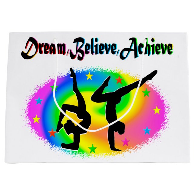 GYMNASTIKTRÄUME KOMMEN ZUTREFFEND GROßE GESCHENKTÜTE (Vorderseite)