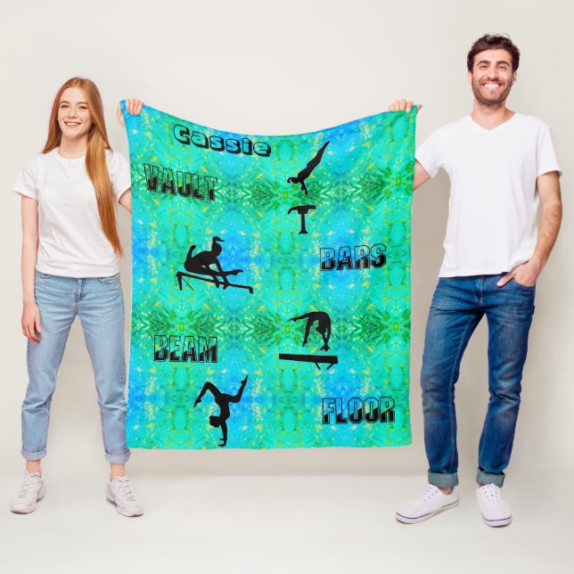 GymnastikVault, Bars, Bauch, Fußbodenbelag Fleece  (Beispiel)