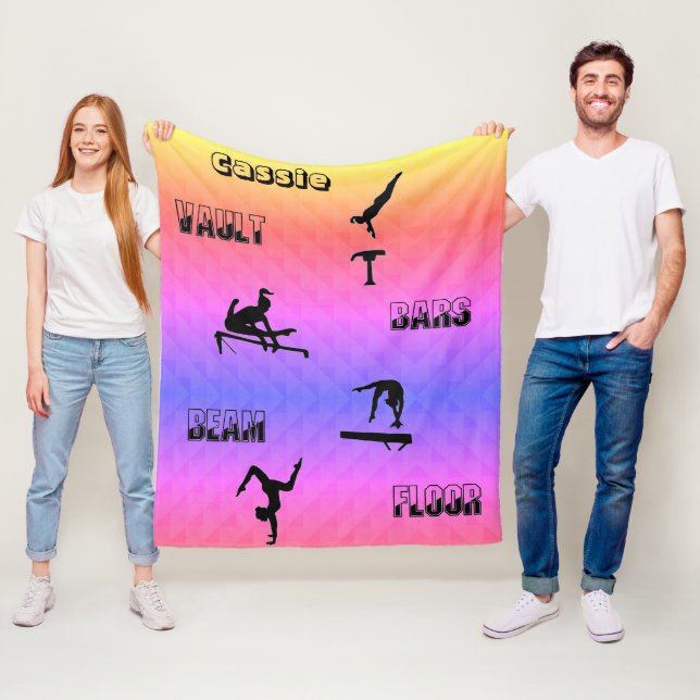 GymnastikVault, Bars, Bauch, Fußbodenbelag Fleece  (Beispiel)