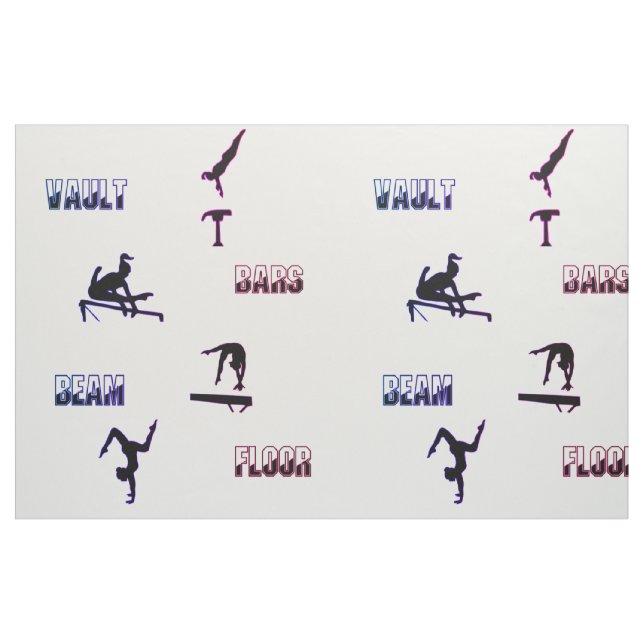 GymnastikVault, Bars, Schaum, Boden Stoff (Fat Quarter (45,7 x 55,9 cm))