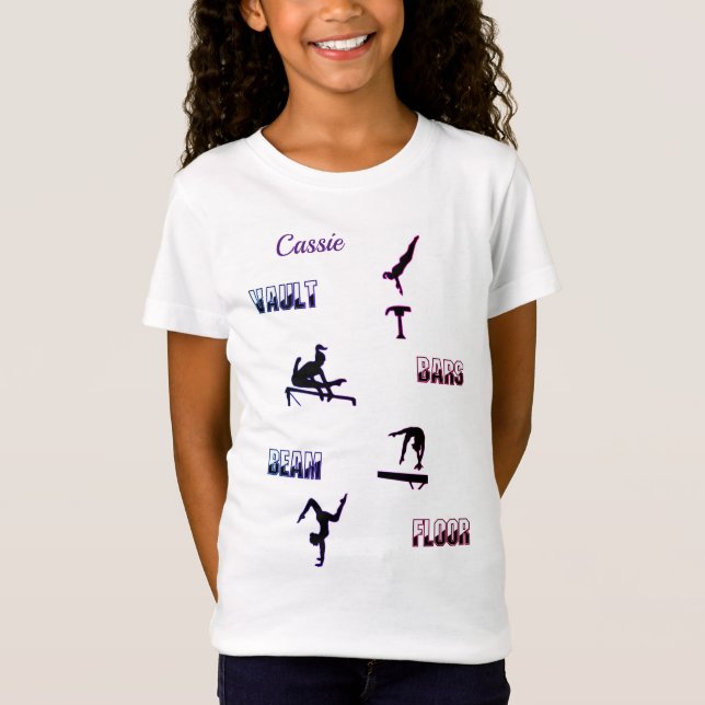 GymnastikVault, Bars, Schaum, Boden T-Shirt (Vorderseite)