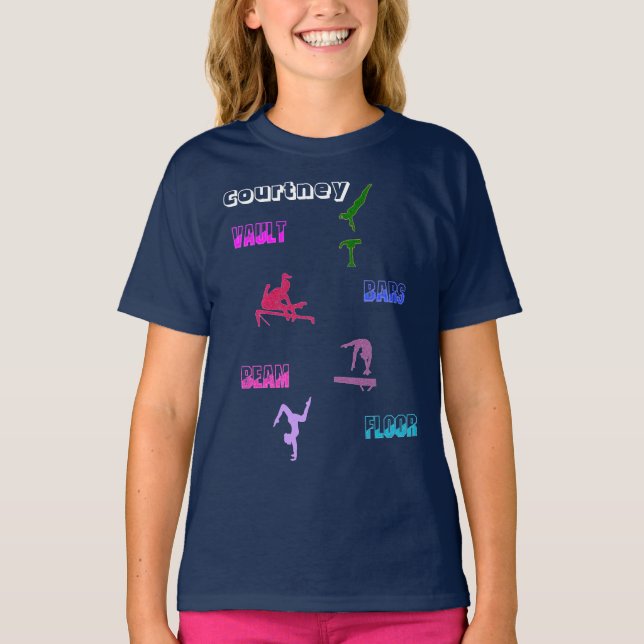 GymnastikVault, Bars, Schaum, Boden T-Shirt (Vorderseite)