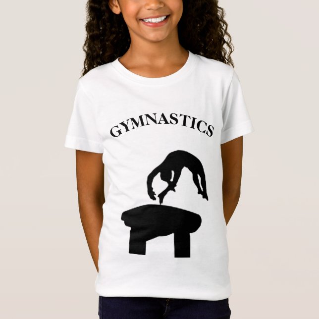 GymnastikVault mit Namen Girls T - Shirt (Vorderseite)