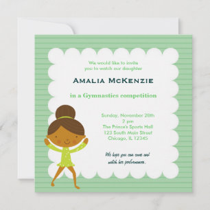 Gymnastikwettbewerb Einladung