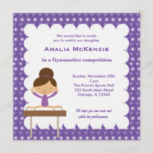 Gymnastikwettbewerb Einladung