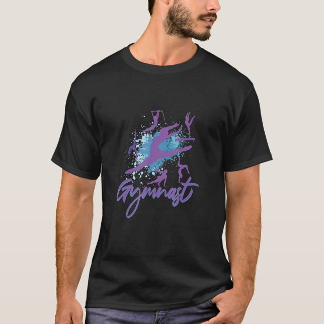 Gymnastikwettbewerb T-Shirt (Vorderseite)