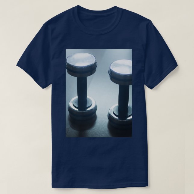 Gymnastikzentrum Dumbell im Fitnessclub T-Shirt (Design vorne)