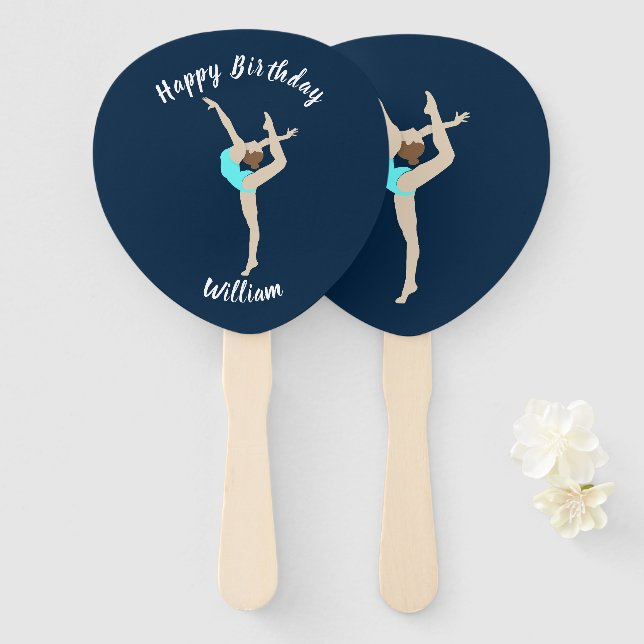 Gymnastin Fächer (Vorne und Hinten)